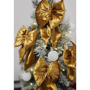 mašne za bor zlatne