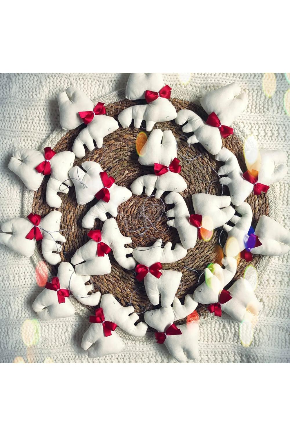 platneni ukrasi za bor