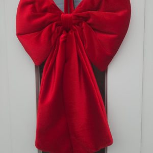 plišana mašna crvena velika